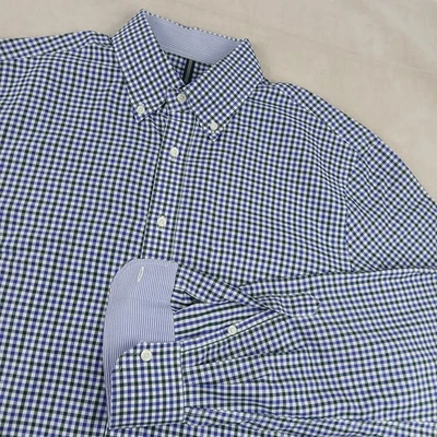 Kent & Curwen England Mens Shirt Classic Fit Casual 23x29 Woven Stretch - Image 1 of 4