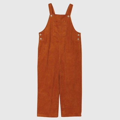 NWT The Sunday Collective Corduroy Overalls, Size: 12Y, Color: Autumal - Image 1 of 4