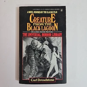 Creature From The Black Lagoon Paperback by Carl Dreadstone Monsters 1977 Rare - Picture 1 of 7