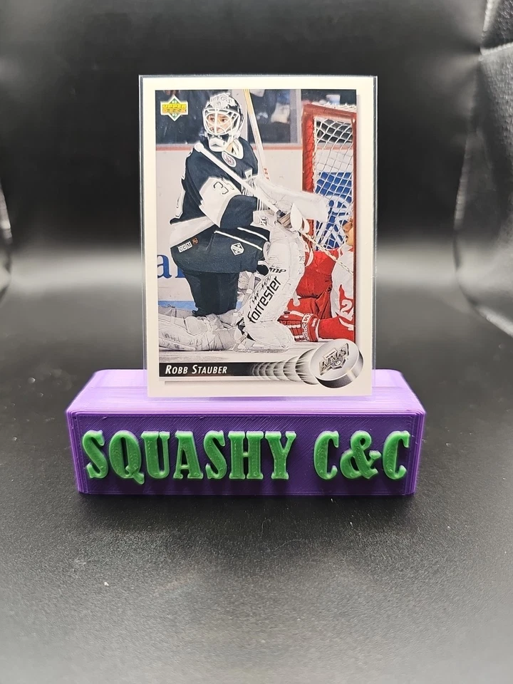 1990-91 Upper Deck - Star Rookie Robb Stauber #165 (RC) - Image 1 of 2