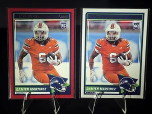 2025 Score - Damien Martinez #46 (RC) Red Parallel and BASE (RC) 2 CARD LOT. - Bild 1 von 2