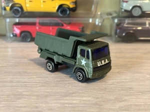 Maisto 1/64 U.S. Army Matte Green Dump Truck 5-Pack Exclusive Mint Loose HTF - Picture 1 of 4