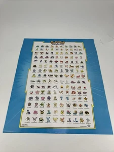Vintage 90’s Scorpio Pokemon Gotta Catch 'Em All 16”x20” Poster 1998 - Picture 1 of 13