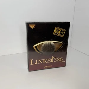 Access PC Game Links 386 Pro Vintage PC Big Box MS DOS 3 1/2 Disks Super VGA New - Picture 1 of 9