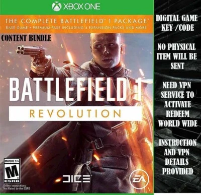 Battlefield 1 Revolution Xbox One, Series X|S Key Argentina Region ☑VPN W. Wide - Image 1 of 4