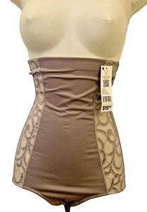 Sofia Vergara High Waist Brief Shaper sz S lace Taupe shapewear 955122 Small New - Picture 1 of 12