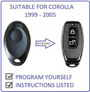 1 x Key less entry FOB Remote Fob Suitable for Toyota COROLLA 1999 - 2005 - Picture 1 of 10