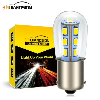 Ruiandsion BA15S 1156 6V LED Lampadina Di Riserva Della Luce Inversa 3000K 6500K - Immagine 1 di 4