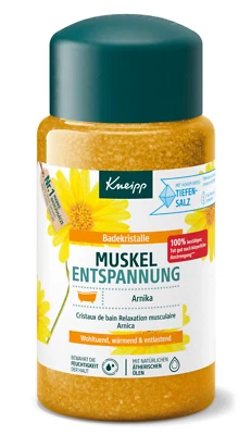 ✅ KNEIPP Badekristalle Badesalz Badezusatz Muskel Entspannung mit Arnika 600g ✅