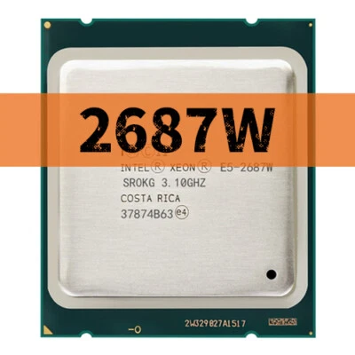 Intel Xeon E5-2687W SR0KG 3.1GHz 8 Cores 16 Threads LGA2011 CPU Processor - Image 1 of 2