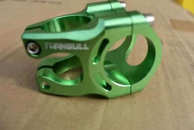 Turnbull Components 2025 MTB Stem 31.8 mm 35 mm 0° Green New - Image 1 of 4