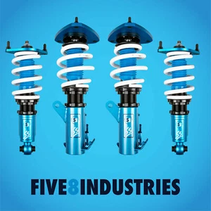 For 13-19 Subaru BRZ Five8 Industries Height Adjustable Non Dampening Coilovers - Picture 1 of 4