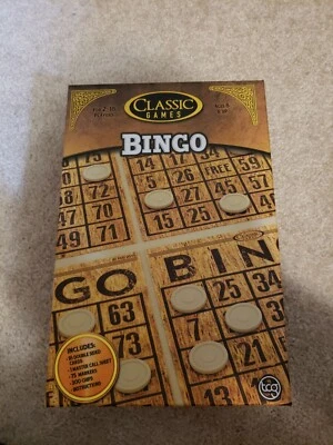 Classic Games Wood Bingo Set 2-18 Players Ships Fast  - Image 1 of 2