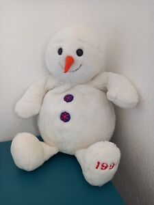 Large Vintage 1999 Tesco Chilly & Co Snowman Soft Toy, 50cm