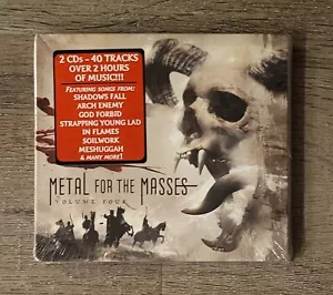 METAL FOR THE MASSES Vol. 4 CD NEW Arch Enemy, Meshuggah, Behemoth, In Flames - Picture 1 of 2