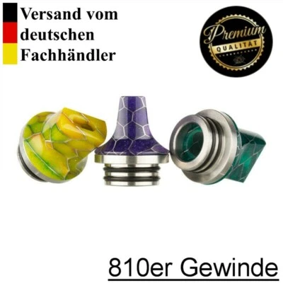ESMOKING-SHOP DripTip 810er Mundstück Verdampfer e-zigarette Resin Drip Tip 810 - DE Versand