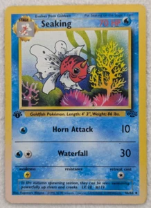 1999 Seaking #46 Jungle Regular Pokemon Karte Uncommon 1. Edition - Bild 1 von 10