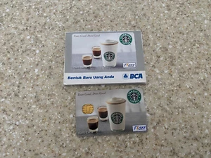 Starbucks 2009 Indonesia Tastes Good Latte Coffee Gift Card w/ Sleeve VHTF Rare - Picture 1 of 3