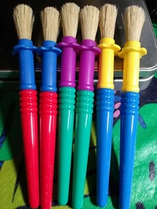 Fiskars Set di 6 pennelli artigianali per bambini multicolore setole ambidestre - Foto 1 di 3
