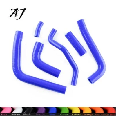 Manguera de radiador refrigerante de silicona azul para Yamaha YZFR6 YZF R6N 1999-2002 Foto 1 de 4