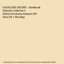 CAVALIERE OSCURO - Steelbook Ultimate Collector’s Edition-Esclusiva Amazon (4K