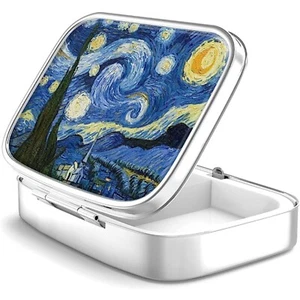 Small Metal Pill Box Container Moisture-proof Medicine Organizer Box Multi-style - Picture 1 of 18