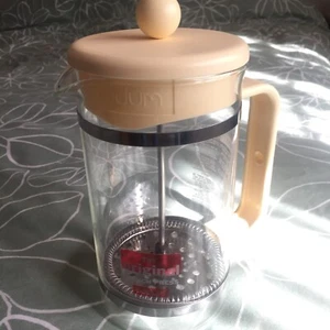 Bodum Bistro Kaffeemaschine 8 Tassen 1L Creme Cafetière French Press unbenutzt ohne Box sehr guter Zustand - Bild 1 von 7