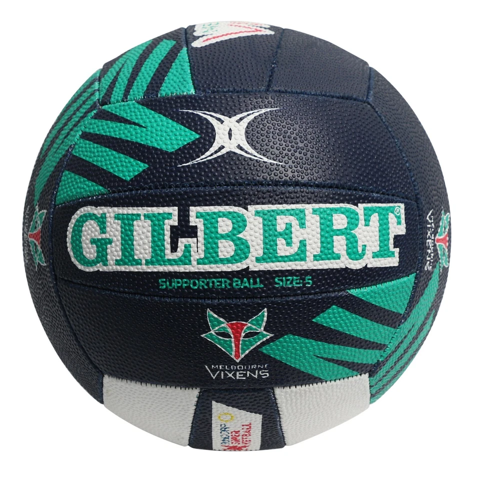 Gilbert SUNCORP SUPER NETBALL Team Supporter Ball Full Size Netball - Size 5 - image 1 of 1
