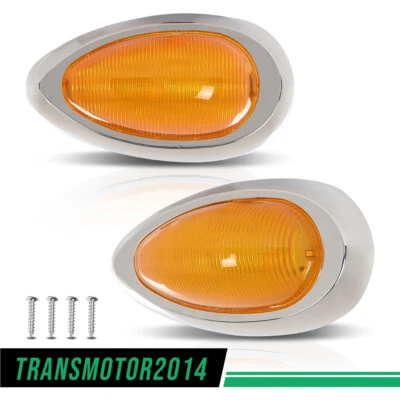 Fit For Freightliner Century / Columbia 15LED Side Marker Signal Light - Image 1 of 4
