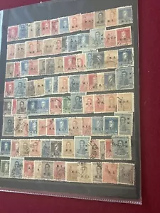ArgentinaStockpage di quasi 100 vecchi usati vedere scansione - Foto 1 di 1