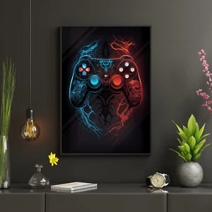 Gaming Prints, Boys Bedroom Decor, Gamer Poster, Games Room Wall Art, Teen Gifts - Picture 1 of 9