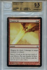 MTG Magma Jet  BGS 9.5 Gem Mint 5th Dawn Magic Card Amricons 5118