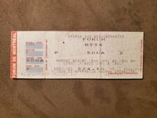 Styx Ticket Stub Aug 19, 1991 Montreal, QC Montreal Forum "Edge Of Century Tour"