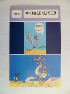 CARTE FICHE CINEMA  BEEP-BEEP ET LE COYOTTE ROAD RUNNER AND WILE E. COYOTE