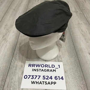 Finest Mens Oxford Blue Classics Wax Flat Cap / Green / Country Hat Sizes S & M - Picture 1 of 21