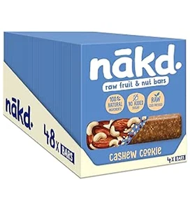 Nakd Cashew Cookie Natural Fruit Nut Bars Vegan Healthy Snack Gluten Free 35g - Picture 1 of 3