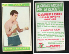 Enrico Barlatti (ITA) Panini Boxing CARD 1967 near MINT n.429 ▓
