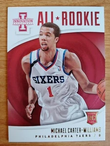 MICHAEL CARTER-WILLIAMS RC 2013-14 Panini Innovation All Rookie #9 76ers - Picture 1 of 2