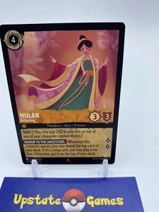 Disney Lorcana: Rise of the Floodborn- Mulan-Reflecting #16/204 Rare Non-Foil - Picture 1 of 1
