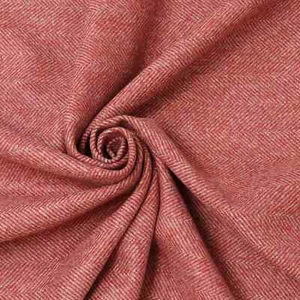 Abraham Moon Little Moreton Hall rot 100 % Wollstoff | Herringbone | Vorhänge - Bild 1 von 3