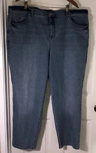 Gloria Vanderbilt Womens Amanda Jeans Size 24W SHORT - Picture 1 of 8