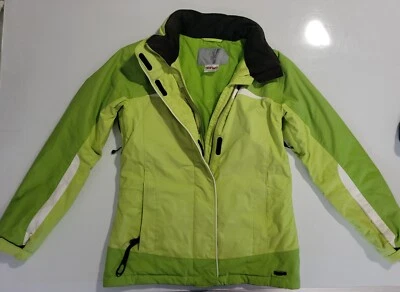 Spyder Ski Jacket Womens Medium Size 8 Green Insulated Snowboard Full Zip Thick - Image 1 of 4