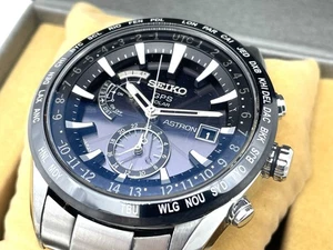 Orologio Uomo SEIKO ASTRON GPS Radio Wave Solare Acciaio Inox Boxato 7X52-0AE0 - Foto 1 di 22