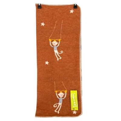 Manta Mono Algodón David Fussenegger 27.5" x 34" Hecha en Austria Nueva con Etiquetas Foto 1 de 4