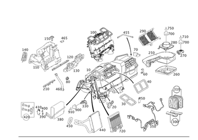 Conducto de aire original Mercedes-Benz 211-830-00-44 Foto 1 de 2