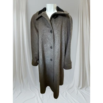 Vintage Jofeld Wool Blend Overcoat Women’s Long Button Front Coat Mexico - Image 1 of 4