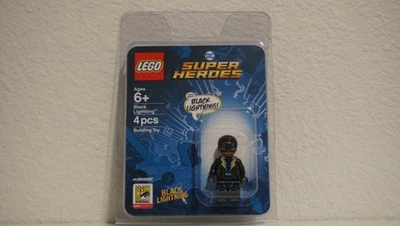LEGO DC SUPER HEROES 2018 SDCC SAN DIEGO COMIC CON BLACK LIGHTNING MINIFIGURE - Image 1 of 3