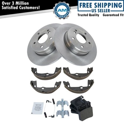 Kit de pastillas de freno y rotor de cerámica trasera para Mercedes-Benz 1996-2002 Foto 1 de 4