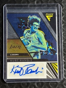 2022-23 Panini Flux Signatures Kurt Rambis #FS-KRB (AU) Los Angeles Lakers - Picture 1 of 2