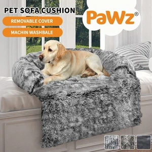 Pawz Pet Calming Bed Dog Mat Protector Sofa Cover Cat Washable Removable Cushion - Picture 1 of 45